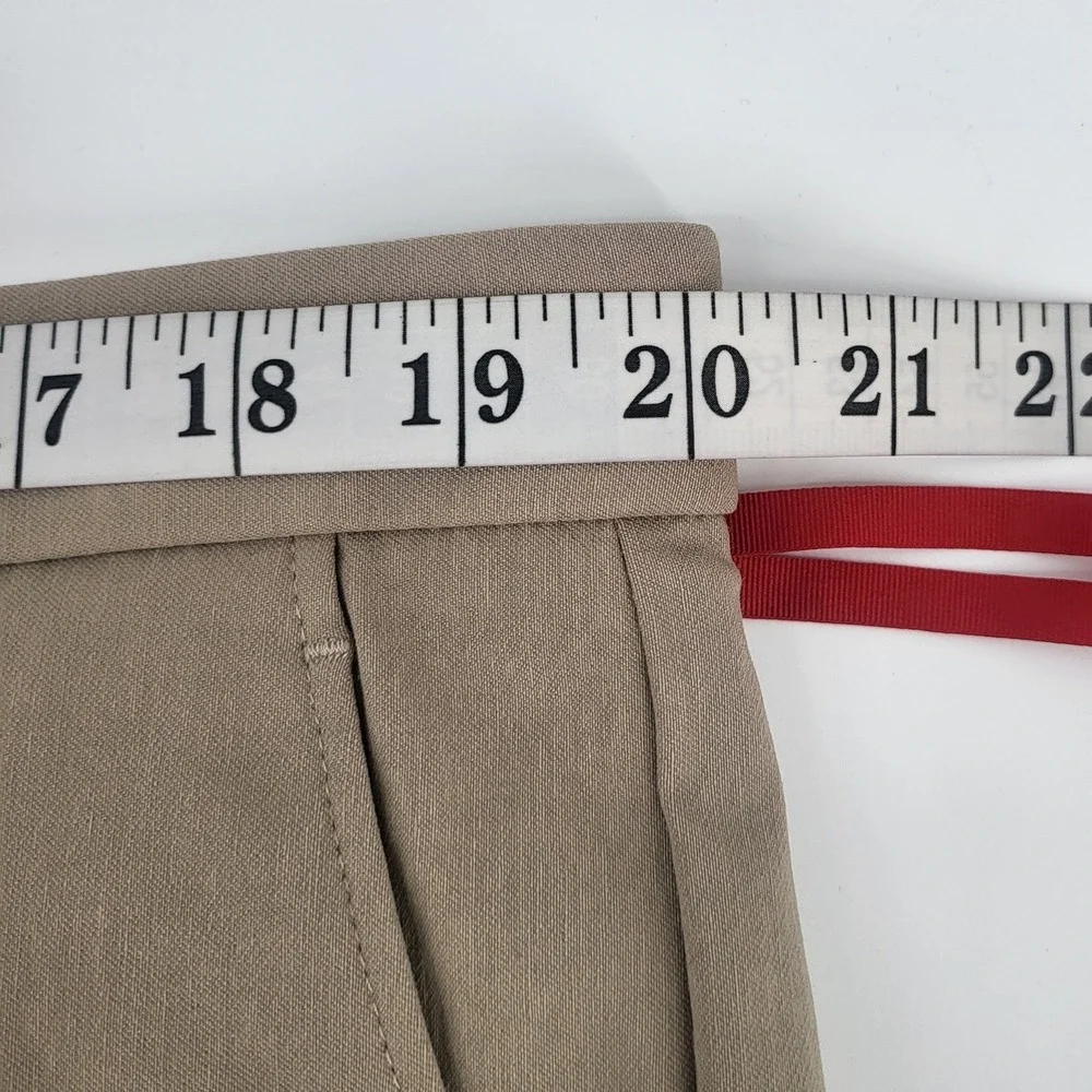 Tommy Hilfiger TH Flex Mens 40x30 Tan TATE Dress Pants Stretch Wrinkle Resistant